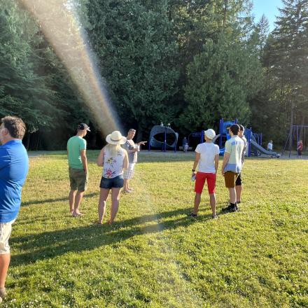 people on the lawn in ocean view park