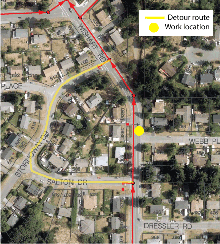 Road Closure Wishart Road between Stornoway and Salton on Dec 3