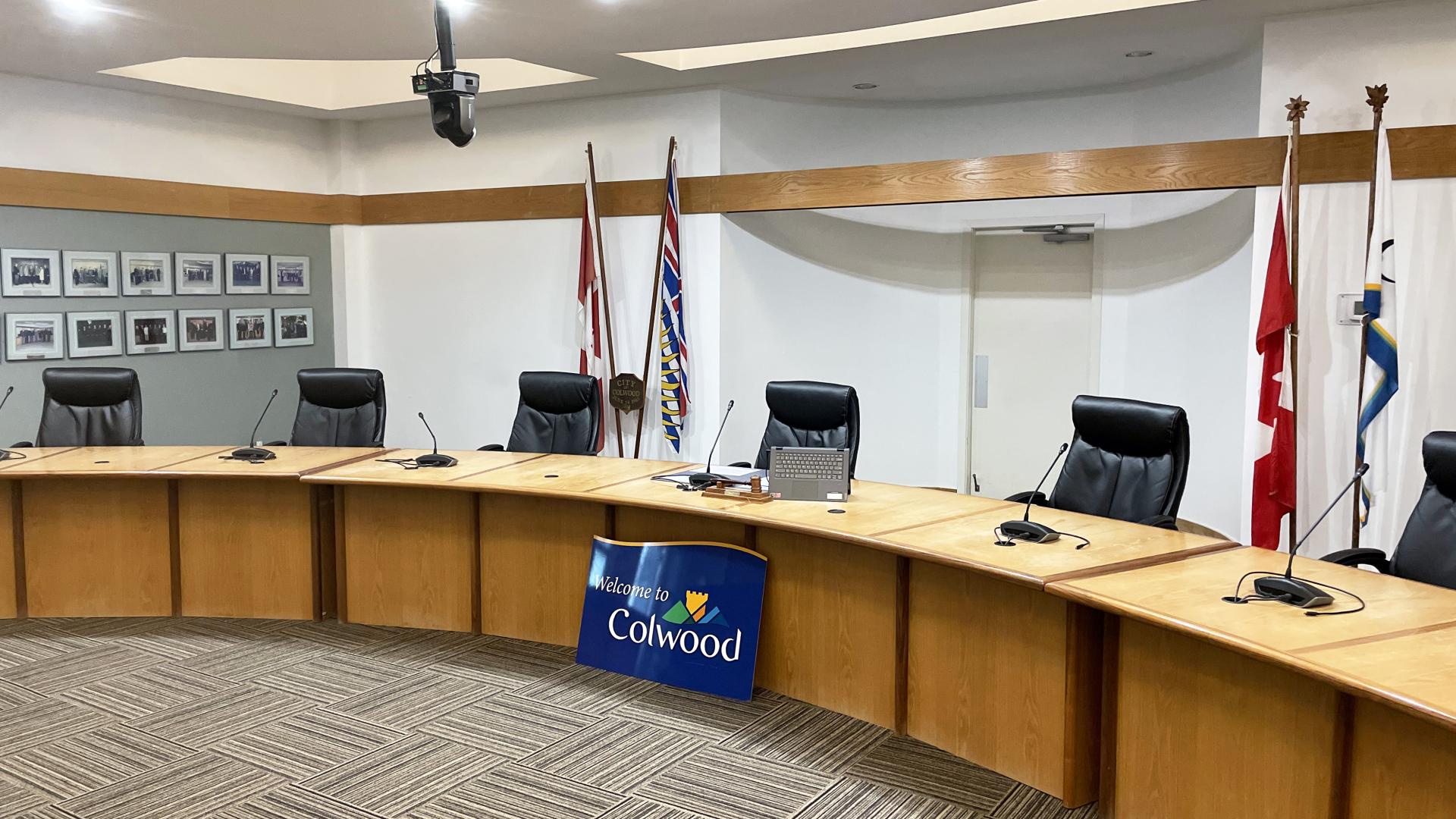 council chamber desk