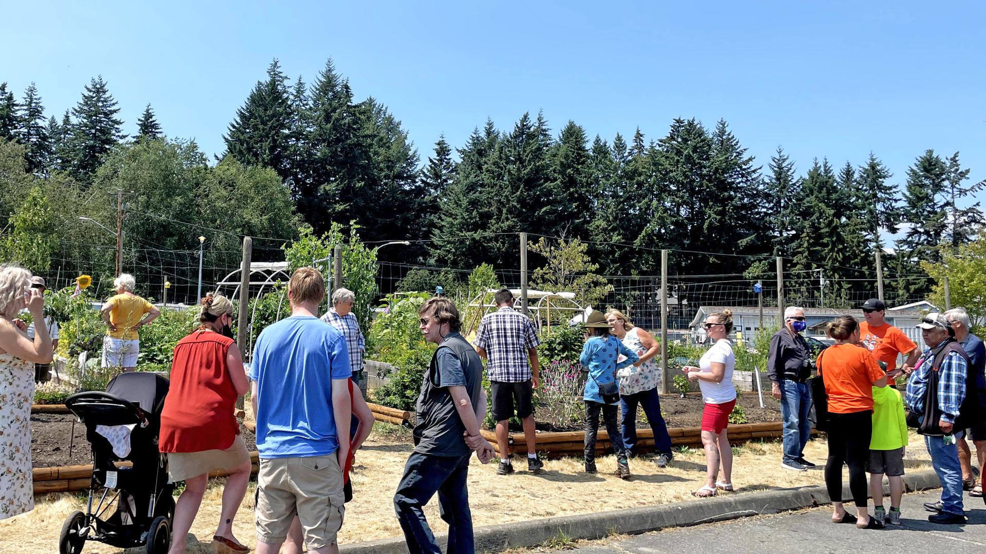 community garden gathering