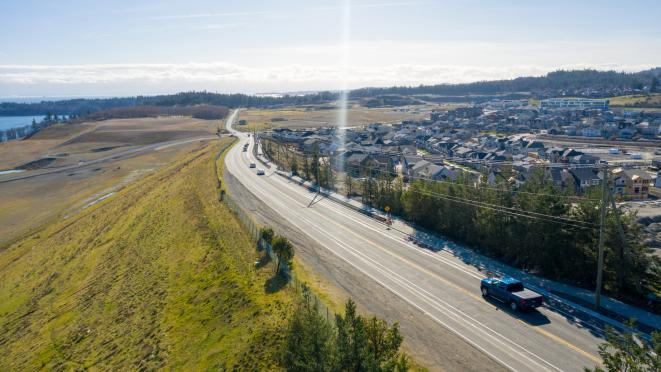 aerial view metchosin road