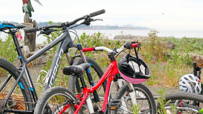 bikes at the beach