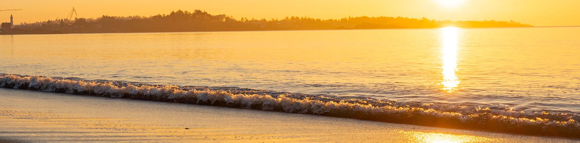 lagoon beach sunrise
