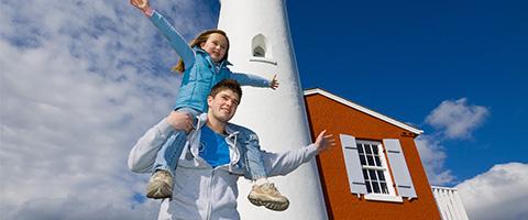 kids at lighthouse